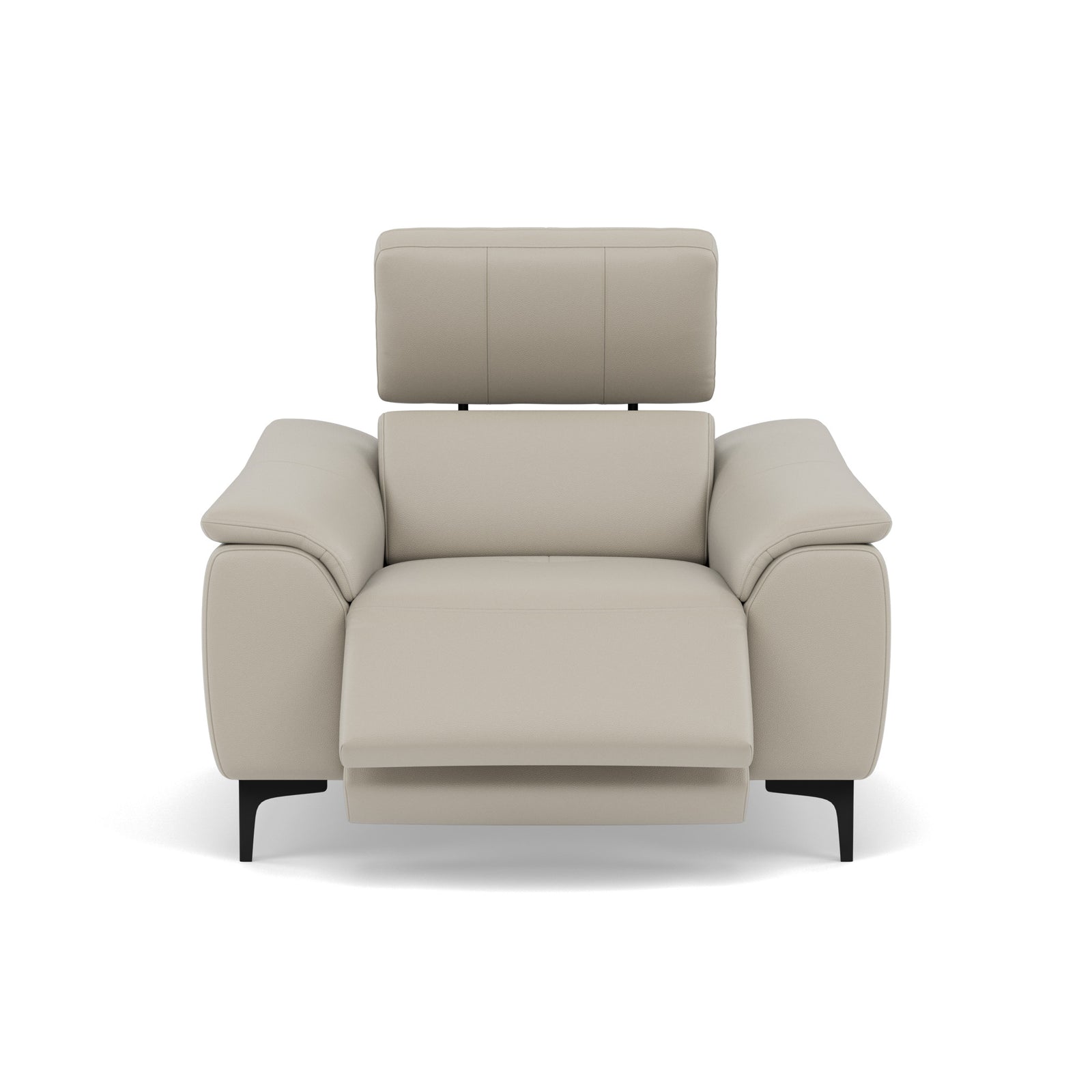 Nicoletti La Scala Power Recliner Chair Lumbar Support - Power Recliner Chair Lumber Support CB Torello - Power With Power Headrest Footrest Lumbar & USB Sterling Home 8 Torello PS Tortora 328