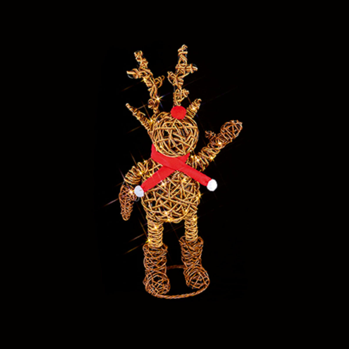 BO Multi Action Reindeer 60CM - BO Multi Action Reindeer With 60 WW LED 60CM Sterling Home 3