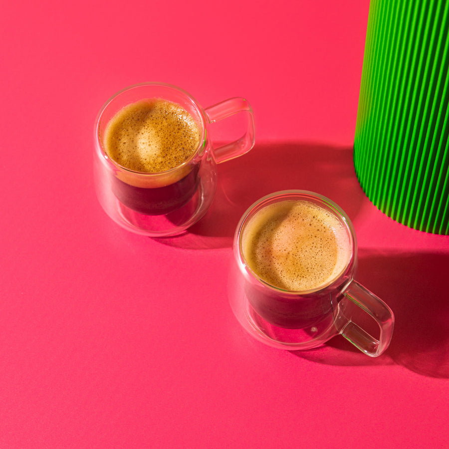 La Cafetiere Set Of 2 Espresso Glasses - LC Siena Dbl Wall Espresso Glasses 2Pc Sterling Home 2