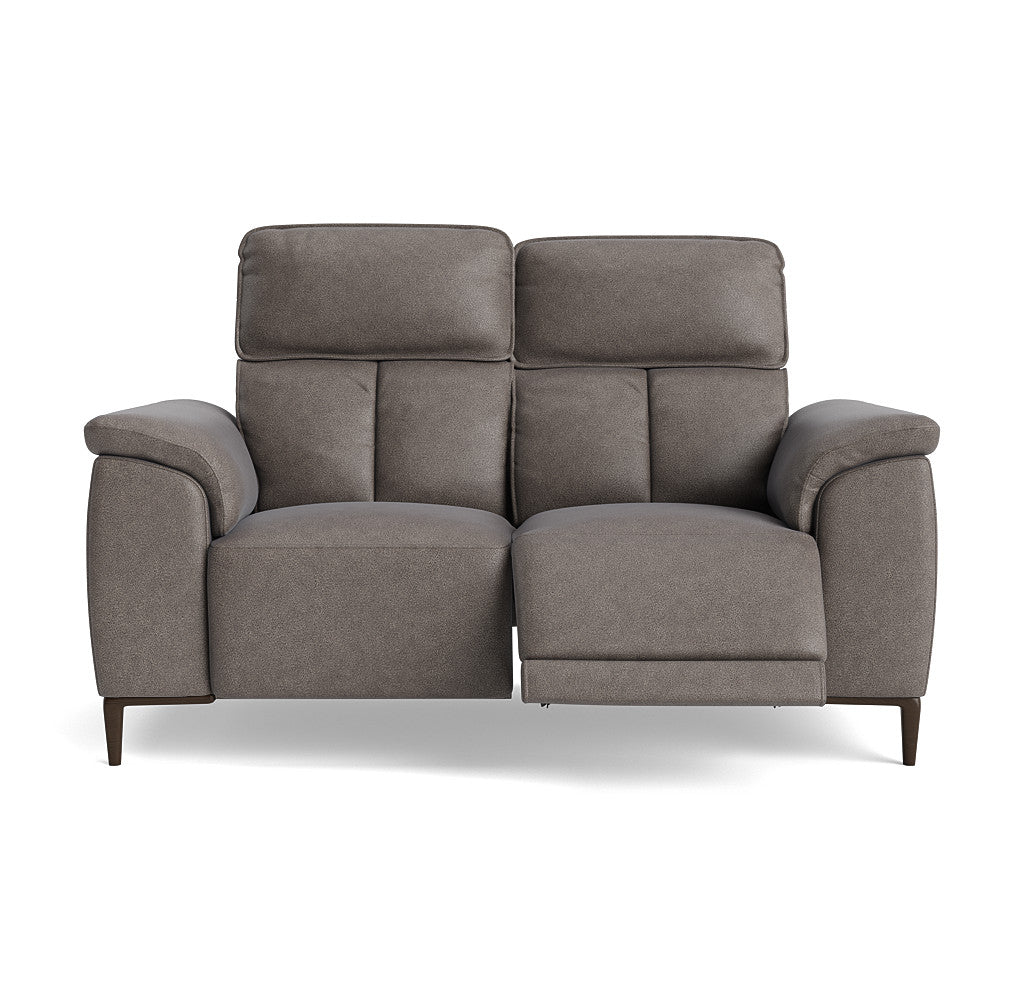 Loma 2 Seater Recliner Sofa - 2 Seater Sofa with 2 Power Recliners USB Fabric - Power Recliner with USB Sterling Home 7 BFA-BLJ-042 ELEPHANT