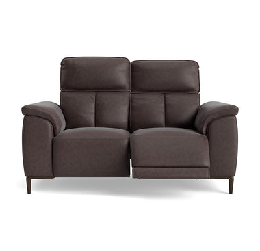 Loma 2 Seater Recliner Sofa - 2 Seater Sofa with 2 Power Recliners USB Fabric - Power Recliner with USB