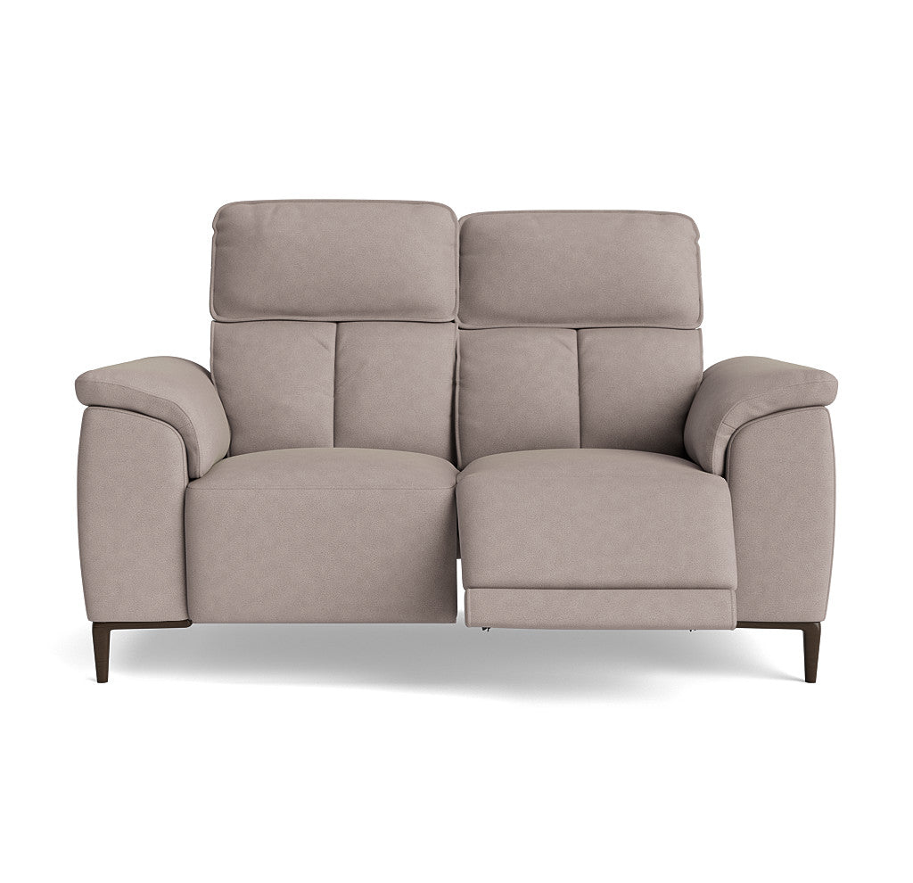 Loma 2 Seater Recliner Sofa - 2 Seater Sofa with 2 Power Recliners USB Fabric - Power Recliner with USB Sterling Home 1 BFA-BLJ-22 DOVE GREY