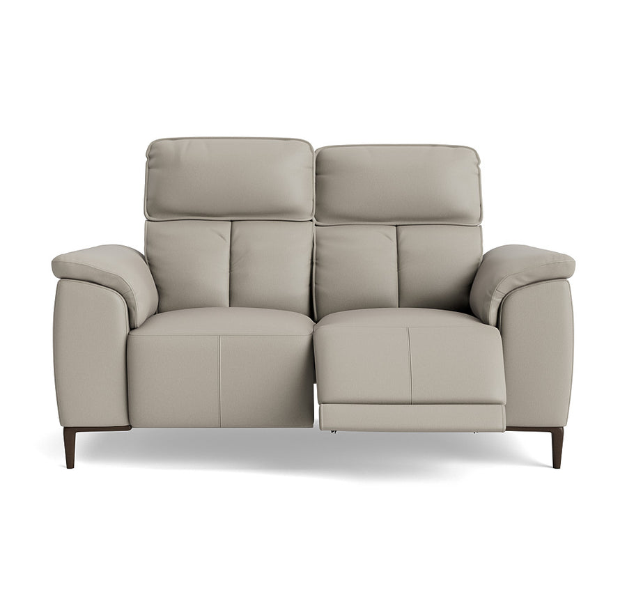 Loma 2 Seater Recliner Sofa - 2 Seater Sofa with 2 Power Recliners USB Cat 20S - Power Recliner with USB Sterling Home 1 BXS-251E GREY