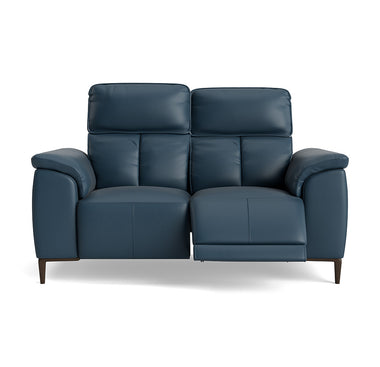 Loma 2 Seater Recliner Sofa - 2 Seater Sofa with 2 Power Recliners USB Cat 20S - Power Recliner with USB Sterling Home 9 BXS-313E OCEAN BLUE