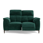 Loma 2 Seater Recliner Sofa - 2 Seater Sofa with 2 Power Recliners USB Fabric - Power Recliner with USB Sterling Home 18 FAB-MEG-37 EMERALD GREEN