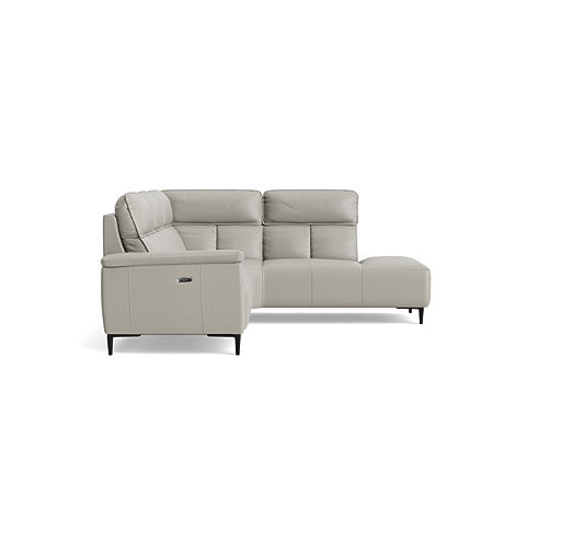 Loma Corner Sofa - Combination 3 Left Terminal with 1.25 Right Power 3 Pieces Cat 30F - Left Hand Facing - Power Recliner with USB Sterling Home 3