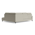 Loma Large Corner Sofa - Combination 2 Right Terminal with 2.5 Left Power 2 Pieces Cat 20S - Right Hand Facing - Power Recliner with USB — NWS-516E LIGHT GREY, gallery image 2