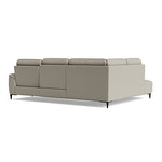 Loma Large Corner Sofa - Combination 1 Left Terminal with 2.5 Right Power 2 Pieces Cat 20S - Left Hand Facing - Power Recliner with USB — NWS-516E LIGHT GREY, gallery image 2