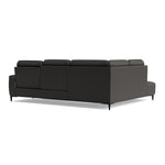 Loma Large Corner Sofa - Combination 1 Left Terminal with 2.5 Right Power 2 Pieces Cat 20S - Left Hand Facing - Power Recliner with USB — NWS-517E SHALE GREY, gallery image 2