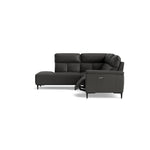 Loma Large Corner Sofa - Combination 1 Left Terminal with 2.5 Right Power 2 Pieces Cat 20S - Left Hand Facing - Power Recliner with USB — NWS-517E SHALE GREY, gallery image 1