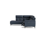 Loma Large Corner Sofa - Combination 1 Left Terminal with 2.5 Right Power 2 Pieces Cat 20S - Left Hand Facing - Power Recliner with USB — NWS-518E OCEAN BLUE, gallery image 1
