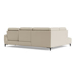 Loma Large Corner Sofa - Combination 1 Left Terminal with 2.5 Right Power 2 Pieces Cat 20S - Left Hand Facing - Power Recliner with USB — NWS-521E FROST, gallery image 2