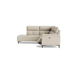 Loma Large Corner Sofa - Combination 1 Left Terminal with 2.5 Right Power 2 Pieces Cat 20S - Left Hand Facing - Power Recliner with USB — NWS-521E FROST, gallery image 1