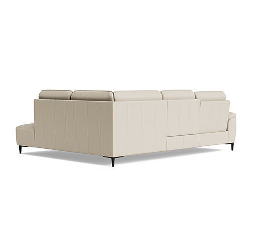 Loma Large Corner Sofa - Combination 2 Right Terminal with 2.5 Left Power 2 Pieces Cat 20S - Right Hand Facing - Power Recliner with USB — NWS-521E FROST, gallery image 2