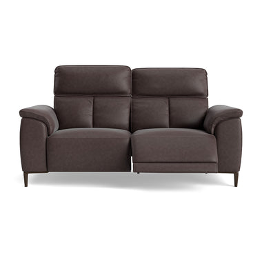 Loma Small 3 Seater Recliner Sofa - 2.5 Seater Sofa with 2 Power Recliners (Compact) USB Fabric - Power Recliner with USB