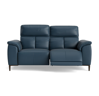 Loma Small 3 Seater Recliner Sofa - 2.5 Seater Sofa with 2 Power Recliners (Compact) USB Cat 20S - Power Recliner with USB Sterling Home 9 BXS-313E OCEAN BLUE