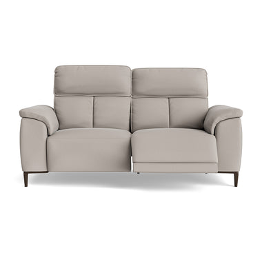 Loma Small 3 Seater Recliner Sofa - 2.5 Seater Sofa with 2 Power Recliners (Compact) USB Fabric - Power Recliner with USB
