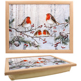 Christmas Robins Laptray