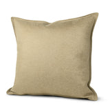 Lux Faux Leather Cushion Brown