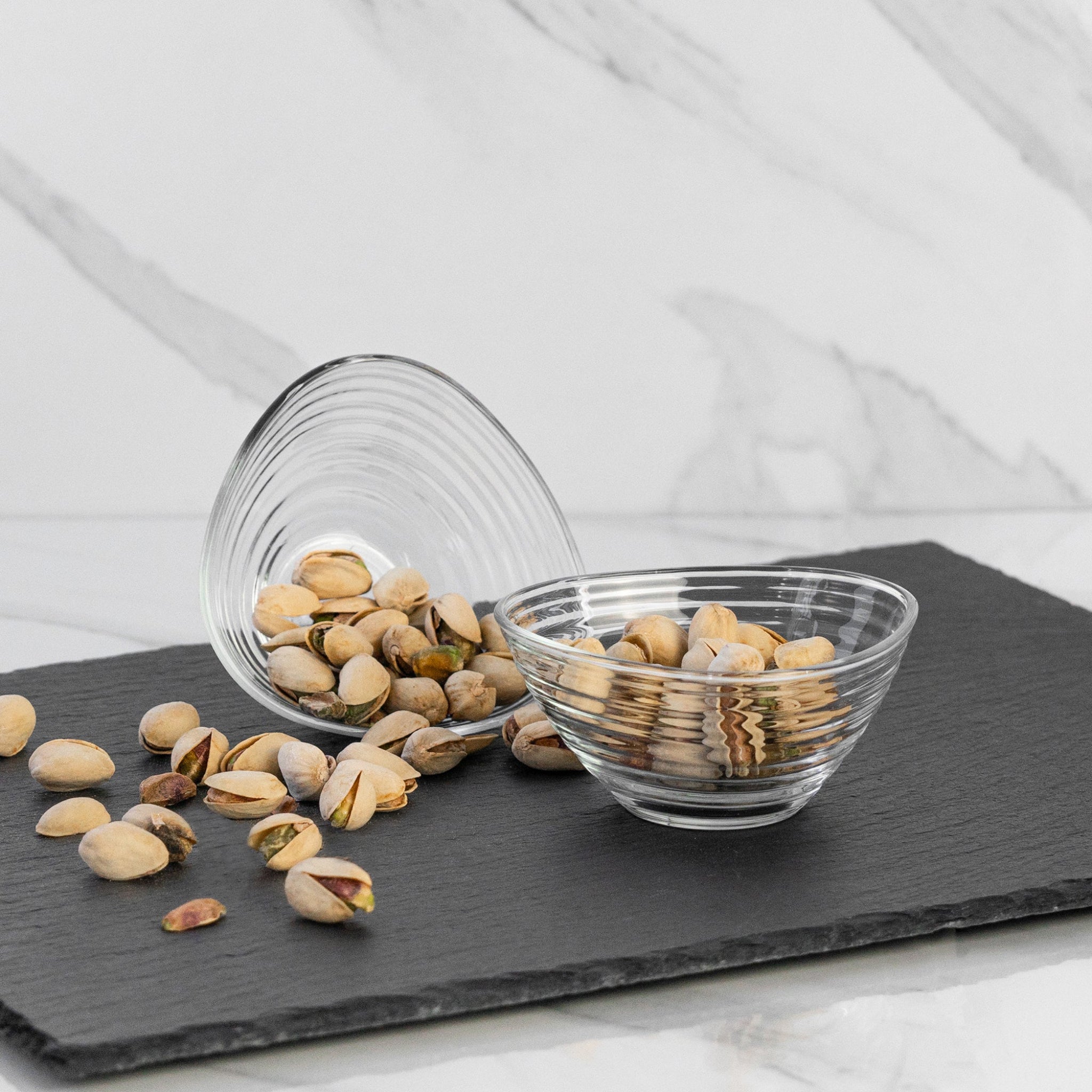 Set Of Six Small Derin Glass Serving Bowls - Derin Glass Serving Bowl 12CM 6 Pack Sterling Home 1