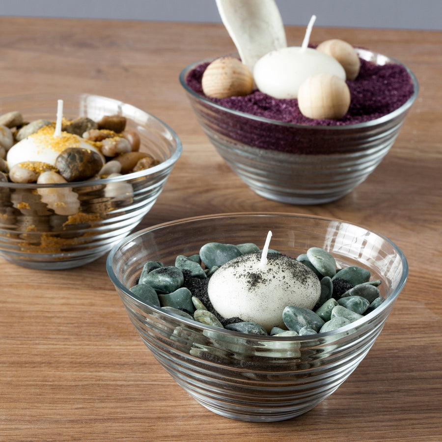 Set Of Six Small Derin Glass Serving Bowls - Derin Glass Serving Bowl 12CM 6 Pack Sterling Home 2