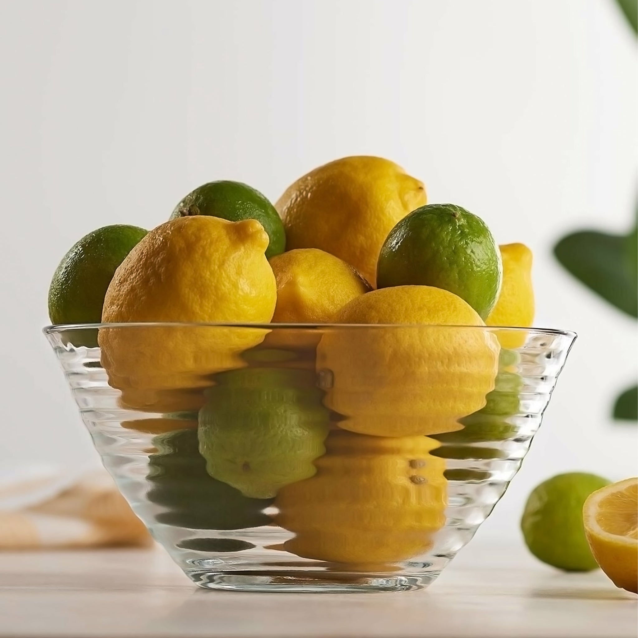 Set Of Six Large Derin Glass Serving Bowls - Derin Glass Serving Bowl 23CM 6 Pack Sterling Home 1