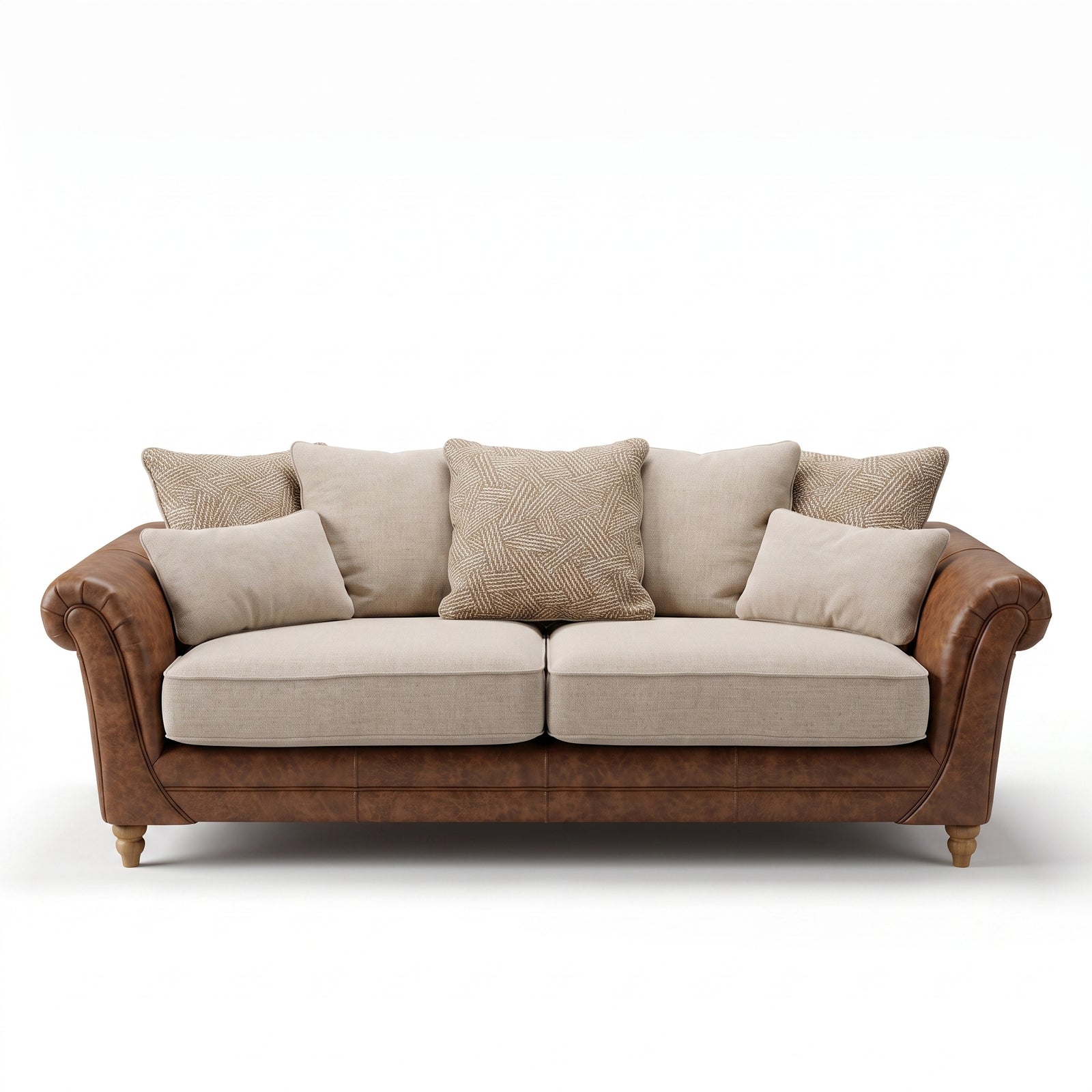 Langford 4 Seater Pillow Back Sofa - 4 Seater Pillow Back Sofa