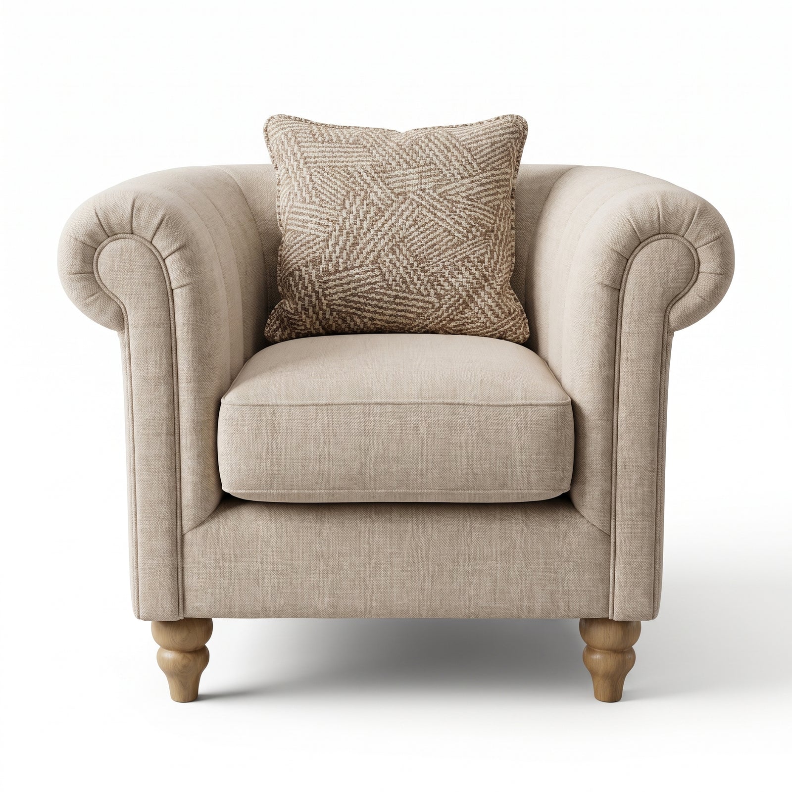 Langford Pillow Back Armchair - Armchair Pillow Back