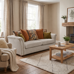 Burton 4 Seater Sofa - Grand Sofa Grade C — 2929 : Litchen Splendor Chenille Plain, gallery image 1