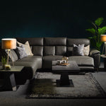 Loma Large Corner Sofa - Combination 2 Right Terminal with 2.5 Left Power 2 Pieces Cat 20S - Right Hand Facing - Power Recliner with USB Sterling Home 2