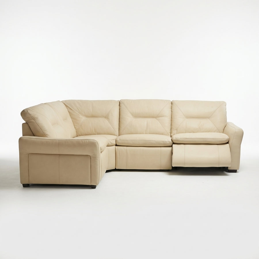 Lusso Corner Sofa - Combination 6 2.5 Right Corner 1.25 Power CAT20S - Right Hand Facing - Power Recliner with Power Footrest and USB