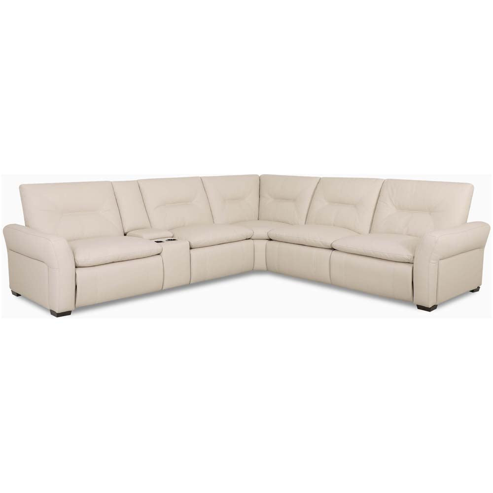 Lusso Combination 5 1.25 Power Left Corner 2.5 Right Power  - Combination 5 2.5 Left Corner 1.25 Power CAT20S - Left Hand Facing - Power Recliner Power Footrest Headrest and & USB