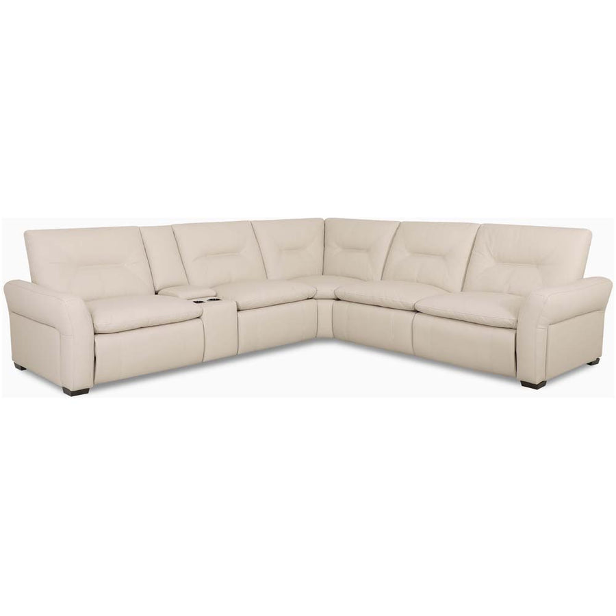 Lusso Combination 5 1.25 Power Left Corner 2.5 Right Power  - Combination 5 2.5 Left Corner 1.25 Power CAT20S - Left Hand Facing - Power Recliner Power Footrest Headrest and & USB