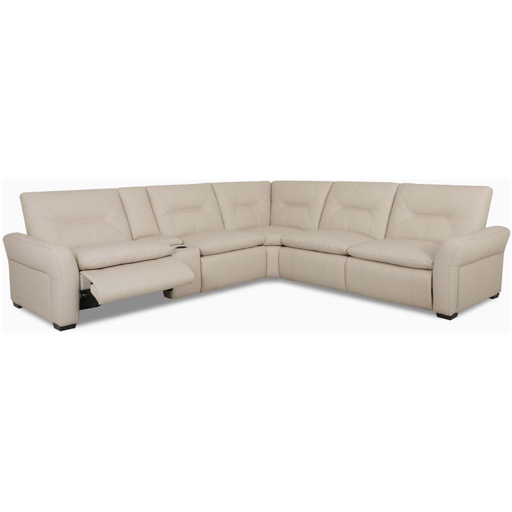 Lusso Combination 5 1.25 Power Left Corner 2.5 Right Power  - Combination 5 2.5 Left Corner 1.25 Power CAT20S - Left Hand Facing - Power Recliner Power Footrest Headrest and & USB