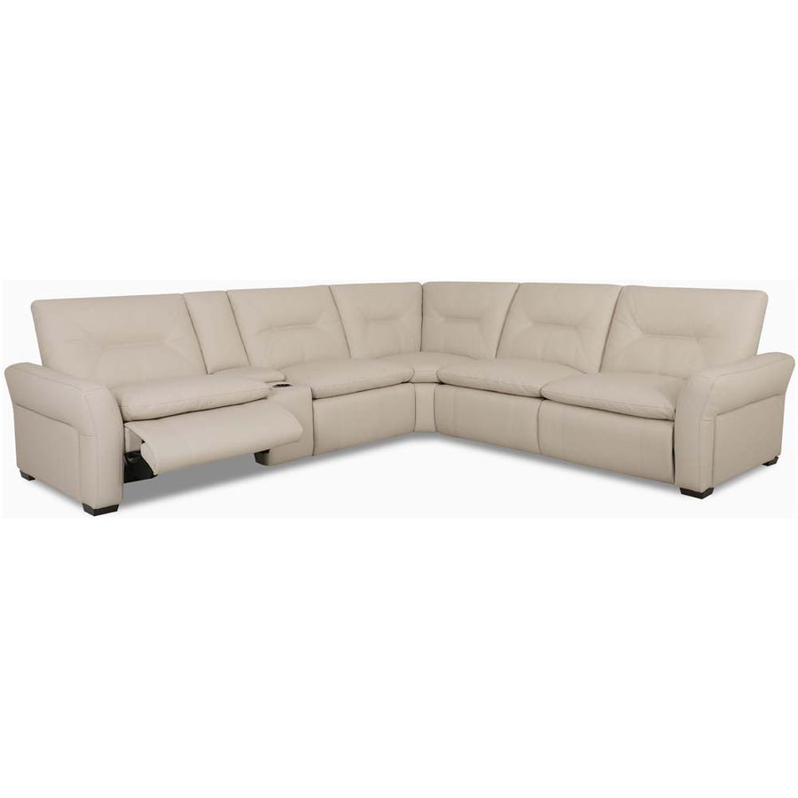 Lusso Combination 5 1.25 Power Left Corner 2.5 Right Power  - Combination 5 2.5 Left Corner 1.25 Power CAT20S - Left Hand Facing - Power Recliner Power Footrest Headrest and & USB