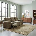 Lusso 2.5 Seater Sofa 2 Power Recliners - 2.5 Seater Sofa 2 Power Recliners Fabric - Power Recliner with Power Footrest and USB 3 Seater Sofas Sterling Home 2