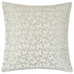Velvet Butterfly Cream Square Cushion - Velvet Butterfly Ivory Cushion 50CM Sterling Home 1