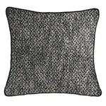 Herringbone Black Cushion - Herringbone Black Cushion 56CM Sterling Home 1