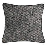 Herringbone Black Cushion