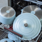 MasterClass Blue Cast Aluminium Small Casserole Dish - MC Cast Alu Casserole Dish 2.5L Sky Blue Sterling Home 3