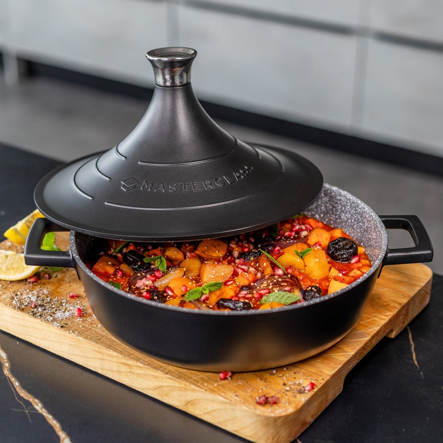 MasterClass 5L Cast Aluminium Tagine - MasterClass Rec Alu Tagine 4L Sterling Home 1