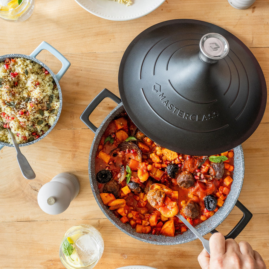 MasterClass 5L Cast Aluminium Tagine - MasterClass Rec Alu Tagine 4L Sterling Home 2