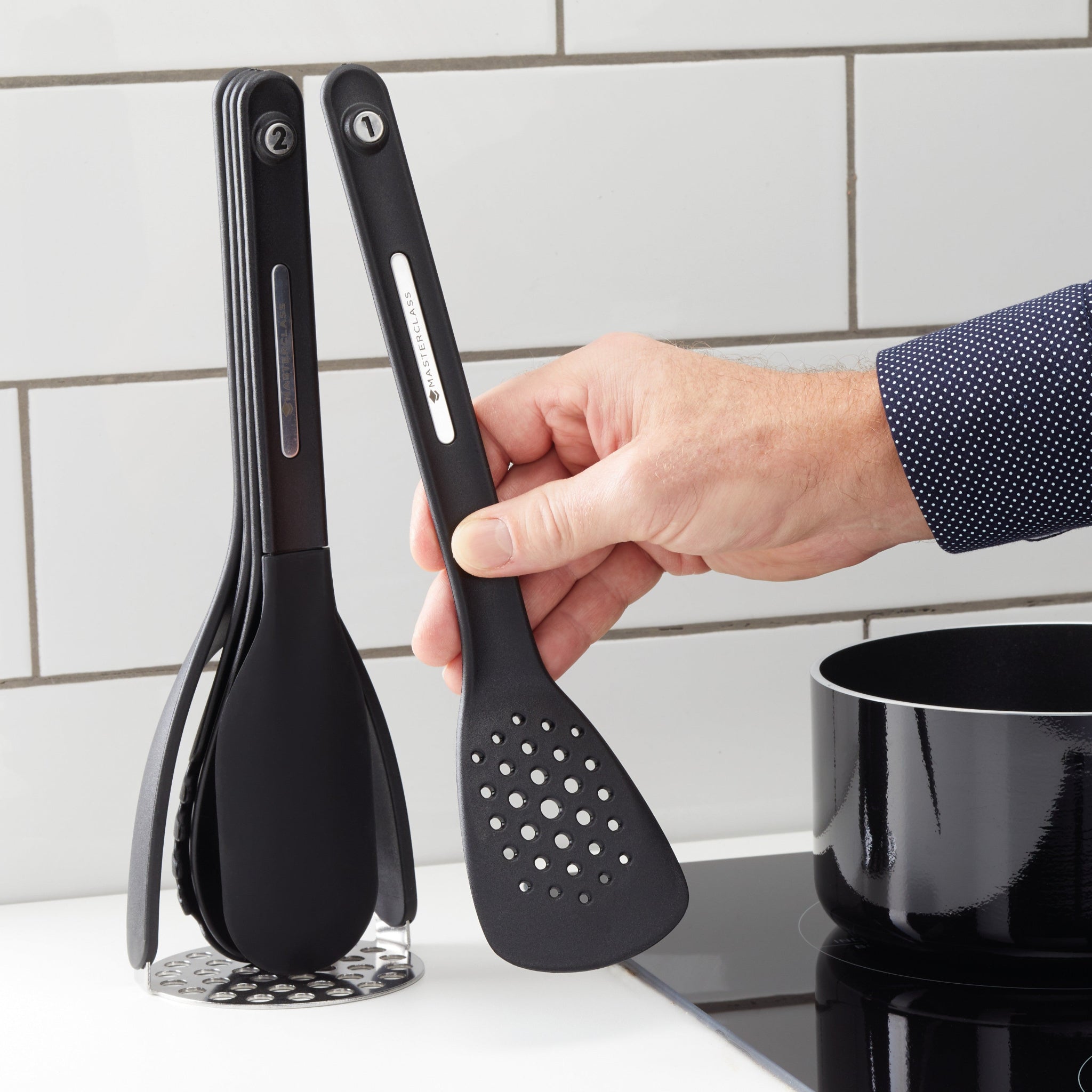 MasterClass Nesting Utensil 5 Piece - MasterClass Nesting Utensil Set 5 Piece Sterling Home 1