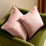 Meridian Pink And Grey Square Cushion - Meridian 45CM Cushion Blush & Grey Sterling Home 2