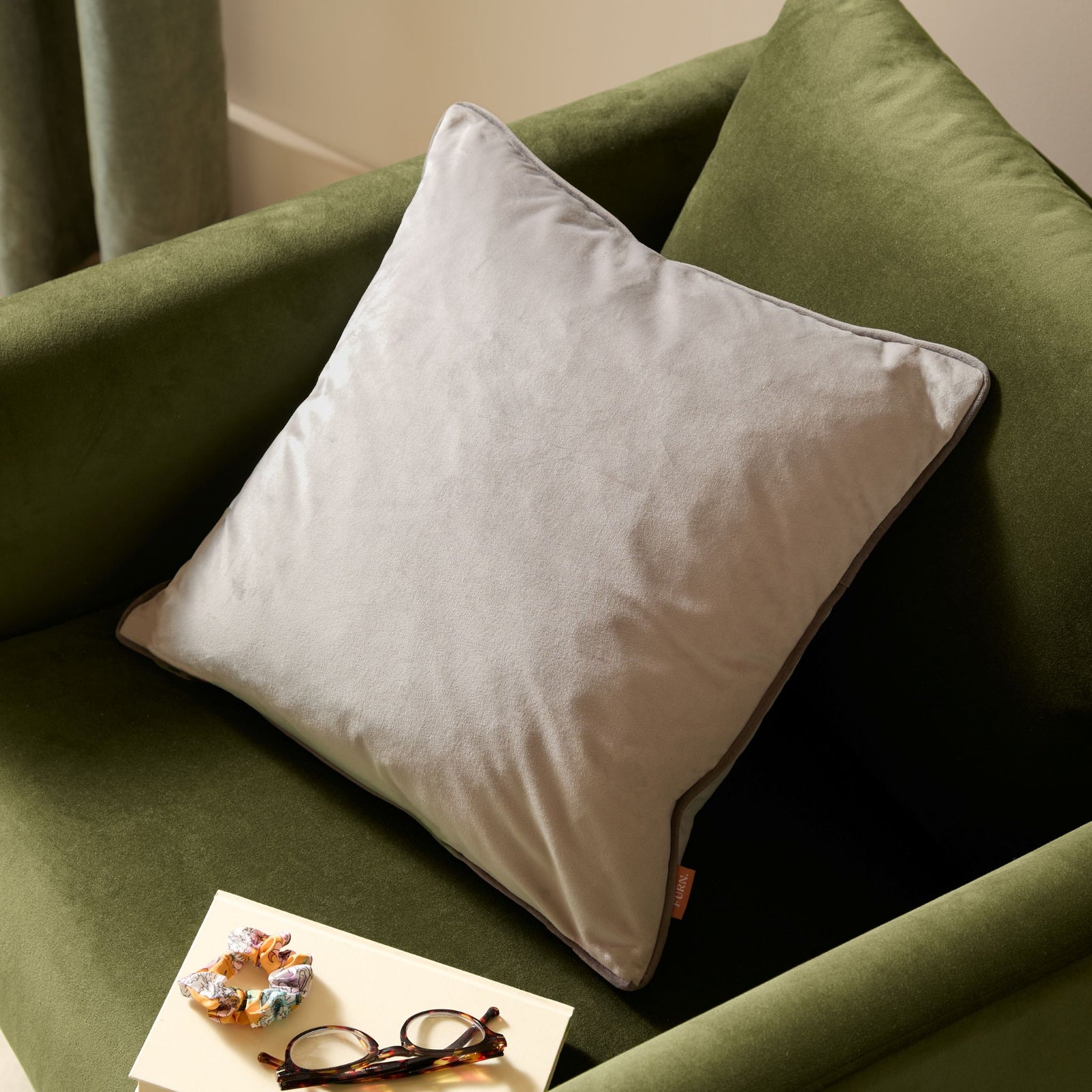 Meridian Dove & Charcoal Cushion - Meridian Dove & Charcoal Cushion 45CM Sterling Home 2