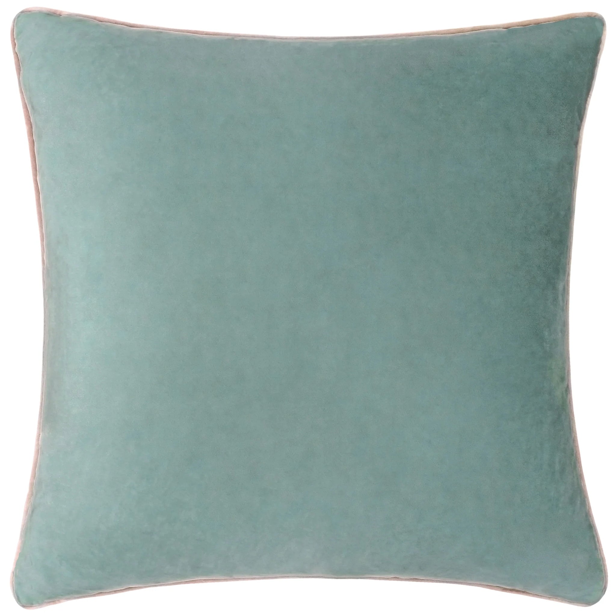 Meridian Green And Pink Square Cushion - Meridian 45CM Cushion Mineral & Blush Sterling Home 3