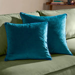 Meridian Green And Blue Square Cushion - Meridian 45CM Cushion Teal & Navy Sterling Home 2
