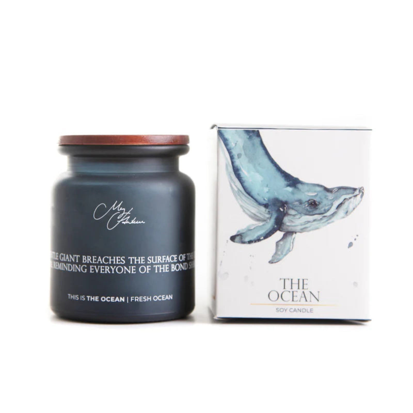 The Ocean Whale Candle - SALE The Ocean Whale Candle Sterling Home 1