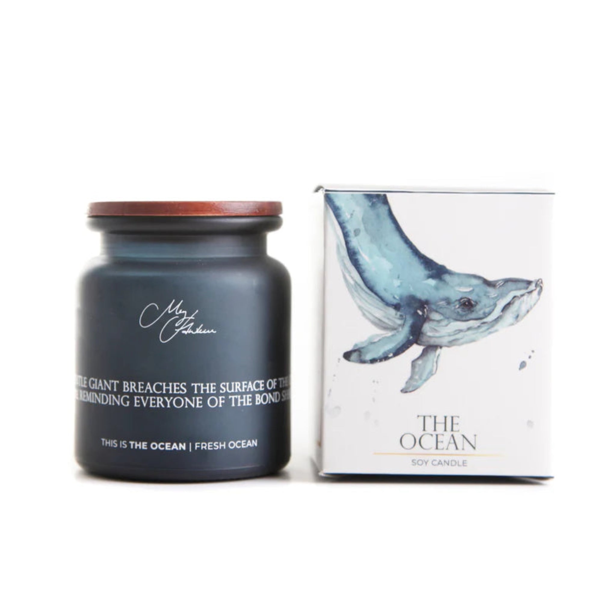 The Ocean Whale Candle - The Ocean Whale Candle Sterling Home 1