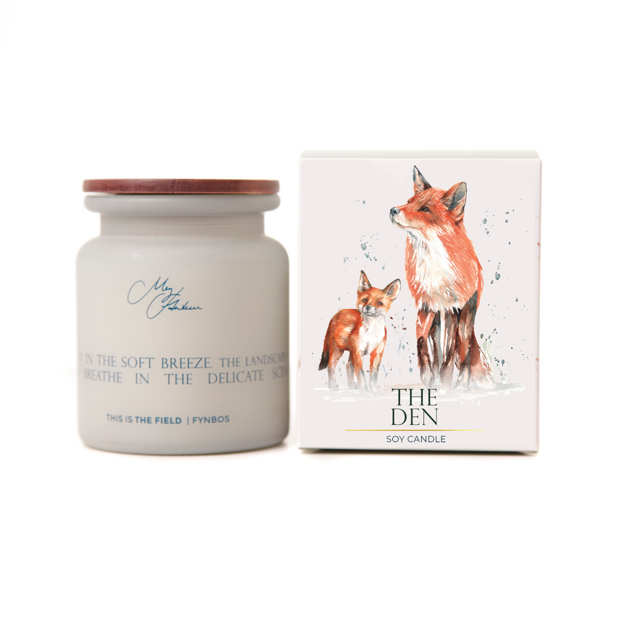 Meg Hawkins The Den Candle - Candle The Den (Fox and Cub) Sterling Home 2